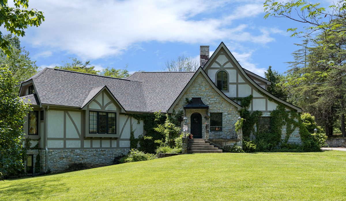 After 2022_Bloomington IN. Shingles chosen for this home: CertainTeed Landmark Pro Driftwood